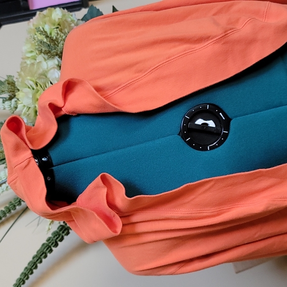 Michael Korrs Hooded Open Front Crop Jacket - SZ L - Picture 2 of 7